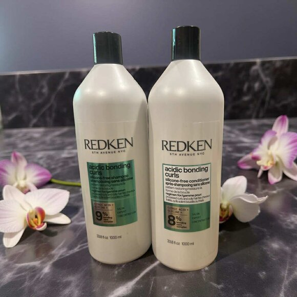 Redken Acidic Bonding Curls Shampoo Conditioner 33.8 oz - Picture 1 of 3